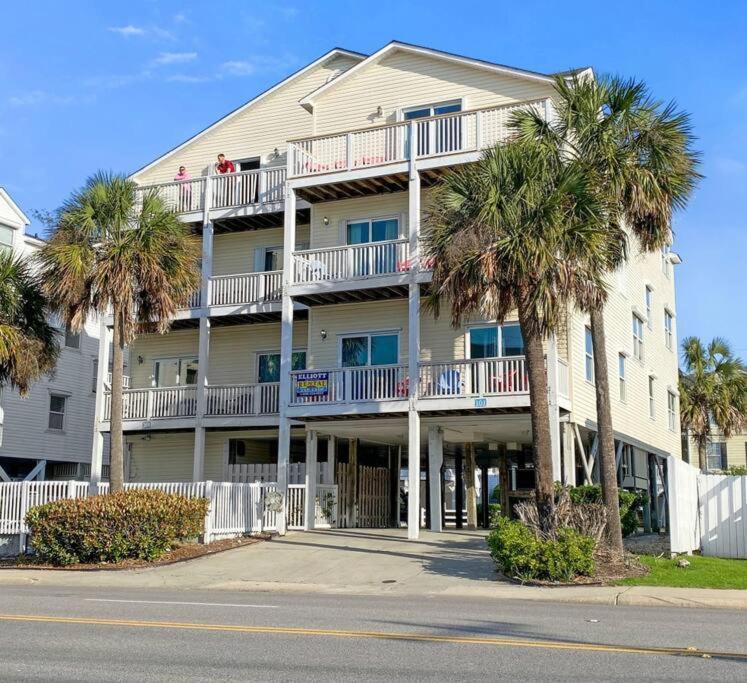 Oceanview 3-Story Getaway W/ 3 Decks, Pool, Game Room Myrtle Beach Exterior photo